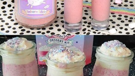 Enhörningslikör, se upp, den är kraftfull! 😋 300 ml mjölk 400 ml grädde…