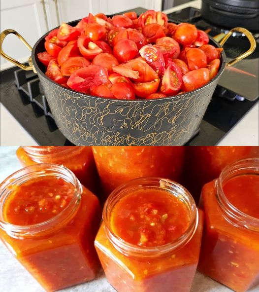 Tomatsås med 250 ml vinäger, jag gör detta varje år.  3 tsk salt 3 msk socker…