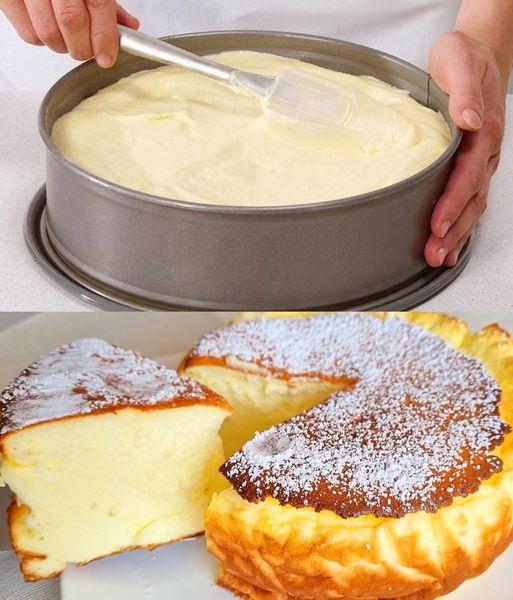 En mycket krämig cottage cheesecake som kan bakas i ugnen på bara 5 minuter.