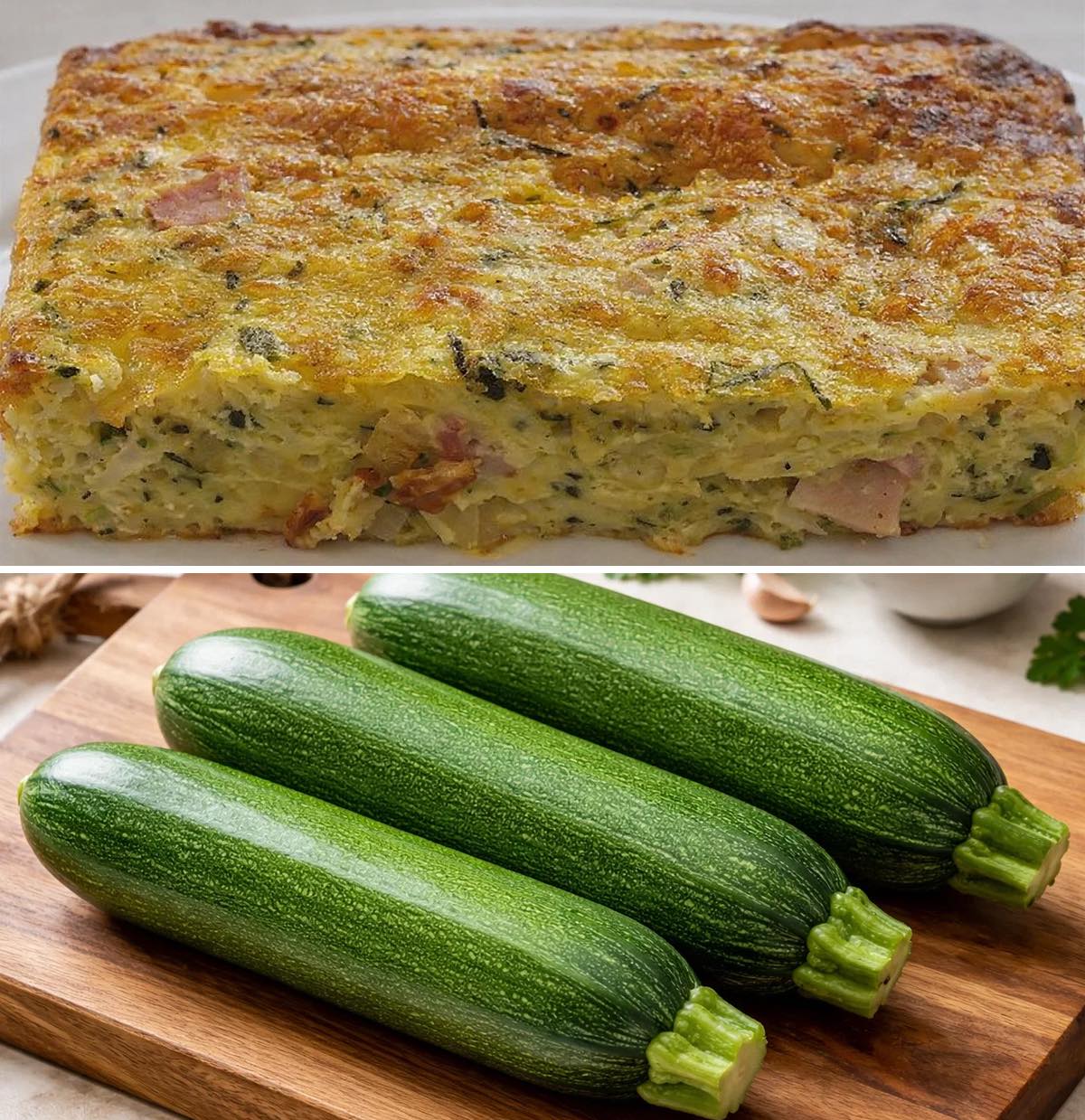 Receptet på en supergod och snabb zucchinitårta