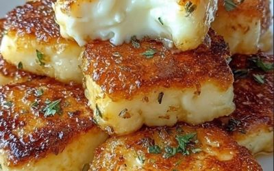 Friterad halloumi gjord med bara 3 ingredienser – krispig, salt och klar på 10 minuter!