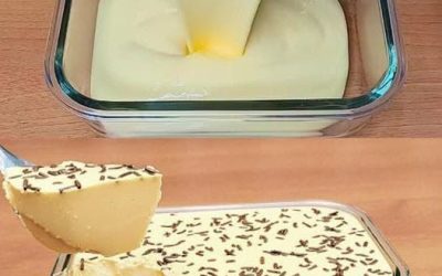 Sammetslen, hemlagad dessertkräm