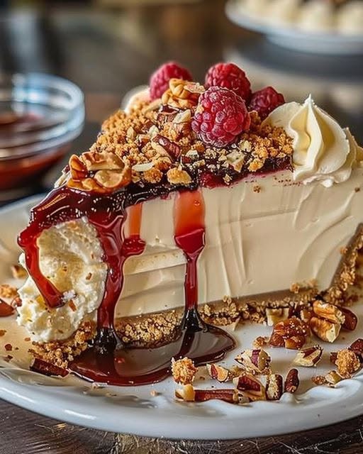 Nötig cheesecake med 450 g färskost, ingen gräddning krävs