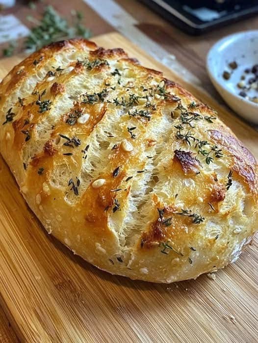 Vitlöksbröd utan knådning – ett recept i kopp som alltid fungerar!