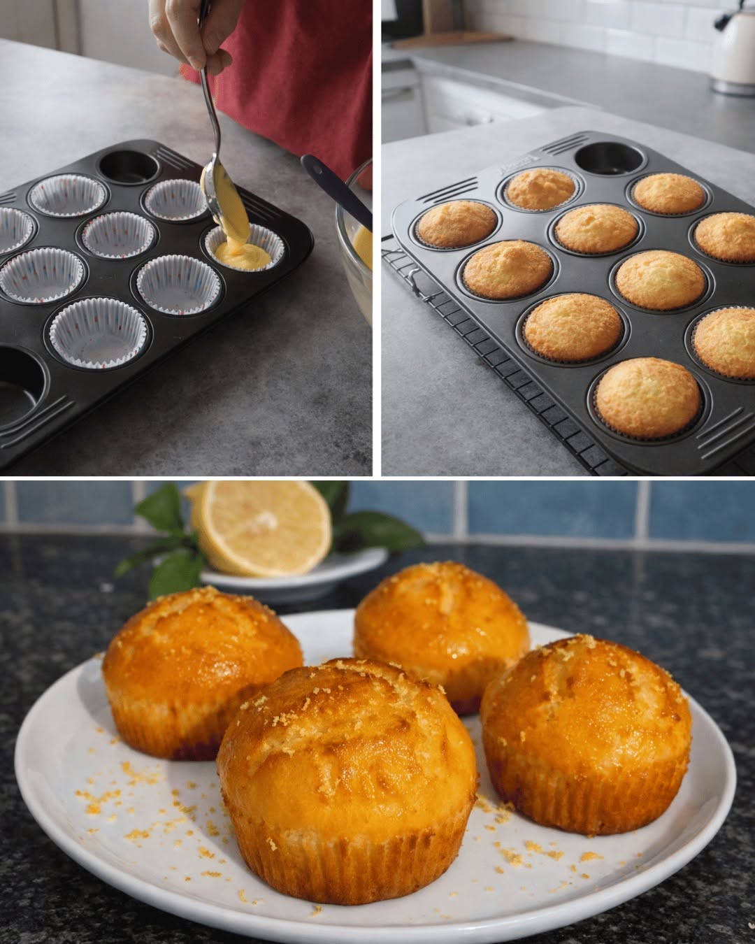 Ultramjuka citronmuffins