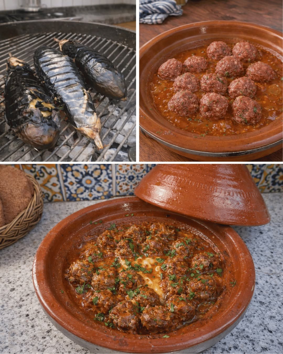 Specialtajine med köttfärs och aubergine