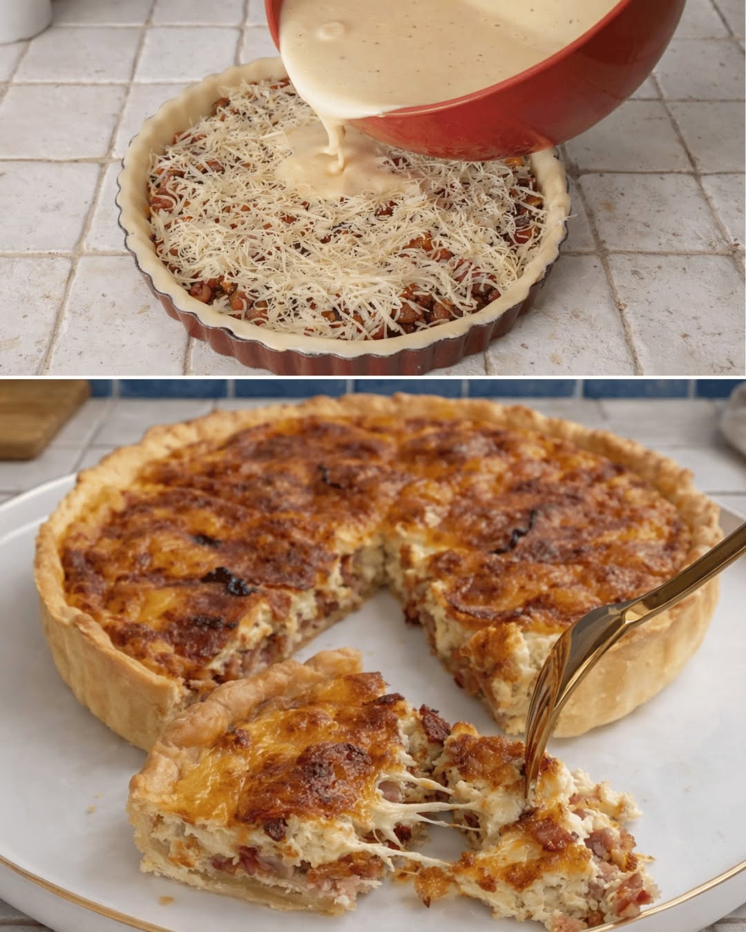 Den bästa ostquichen Lorraine: Kockens recept