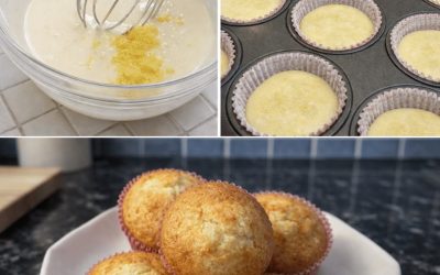Sockerfria citronmuffins: Saftig och naturligt läcker