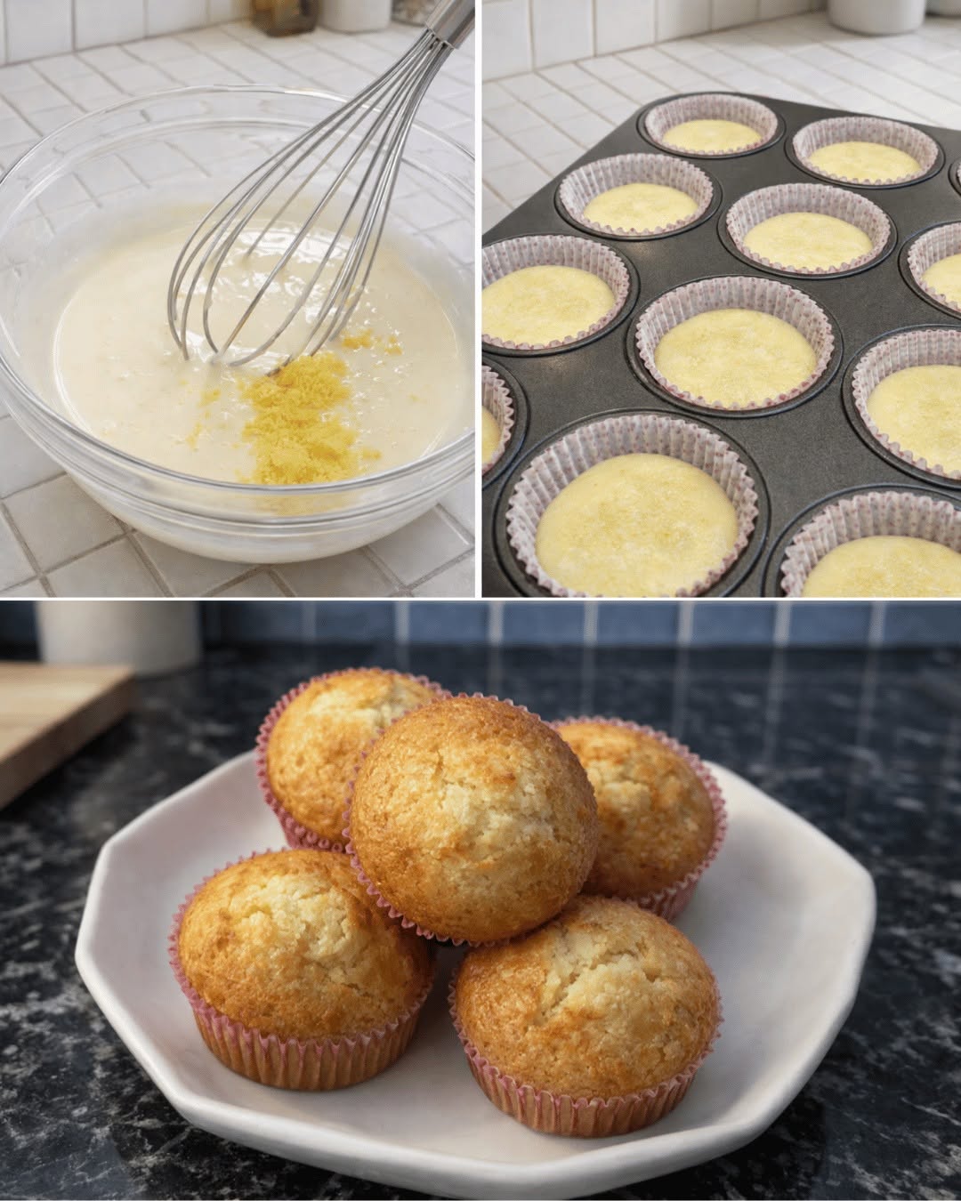 Sockerfria citronmuffins: Saftig och naturligt läcker