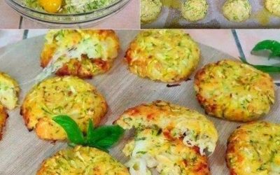 Grekiska zucchinibollar med 100 g fetaost – dessa saker är fantastiska!