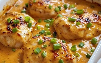 Kycklingbröst i en krämig paprikagräddsås – mört och smakrikt
