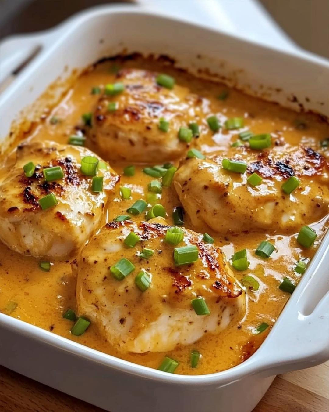 Kycklingbröst i en krämig paprikagräddsås – mört och smakrikt