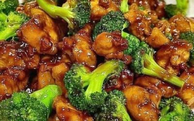 Asiatisk broccoli-kyckling, klar på 15 minuter