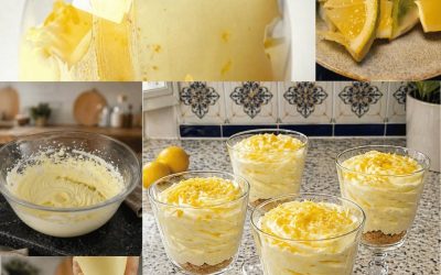 Krämig citronmousse på 5 minuter (ingen gräddning krävs)