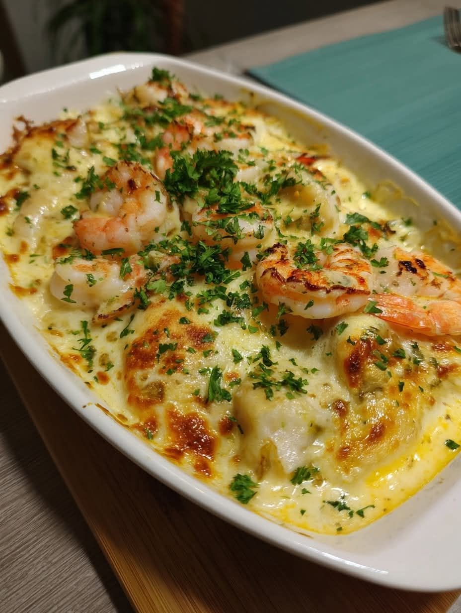 Fisk- och räkgryta 🍤✨