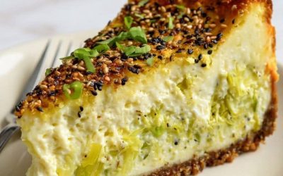 🥧 Smakrik elegans: Purjolök och sesamostkaka