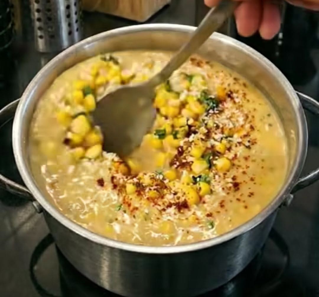 Mexikansk gatumajsoppa