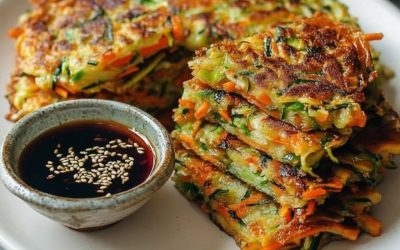 🥕🥢 Seouls krispiga: Koreanska grönsakspannkakor (veganska) — Yachaejeon