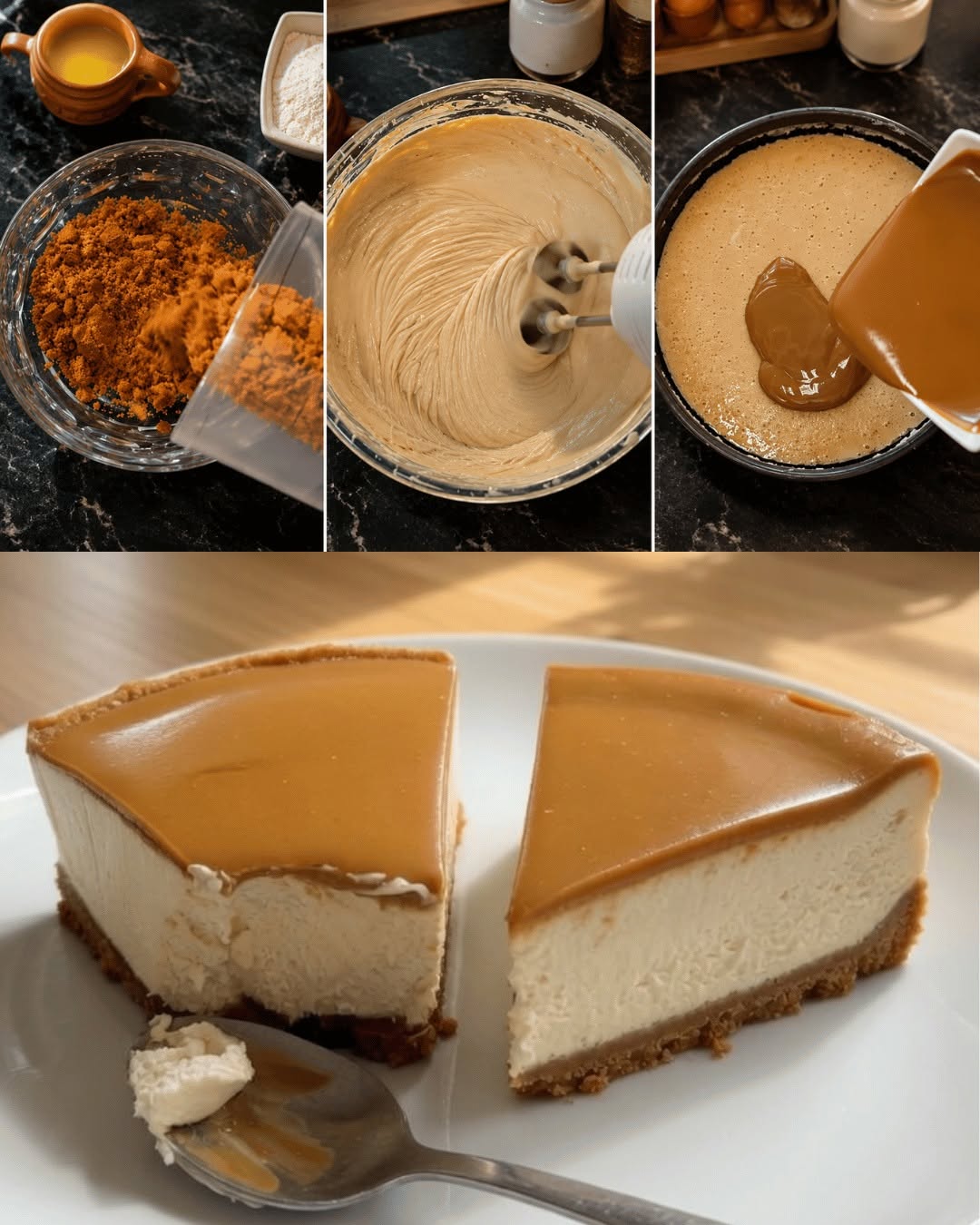 Enkelt recept på Biscoff-ostkaka utan bakning
