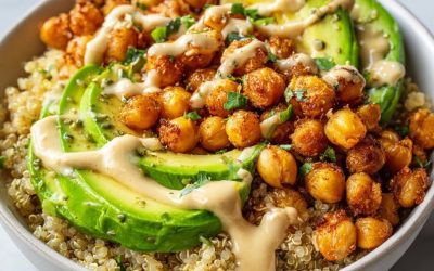 Den perfekta alliansen mellan konsistensen av smältande quinoa och lenheten hos ett moln av premiumavokado.