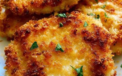 Fantastisk krispig parmesan kyckling