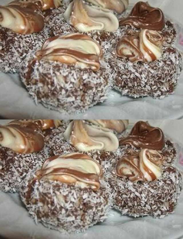 Chokladbon med kokos och Nutella