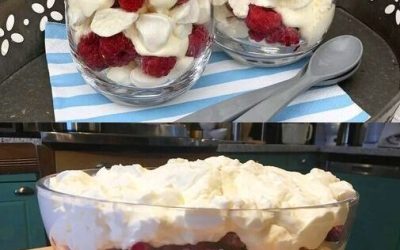 Helt beroendeframkallande, farligt god juldröm med hallon och bara 3 ingredienser