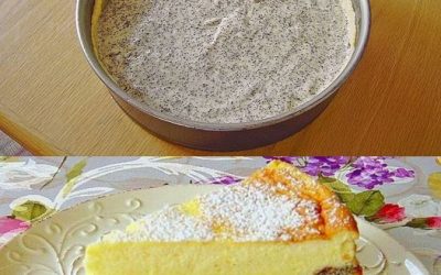 Jag bakar en gräddfilskaka med 150 g vallmofrön två gånger i veckan; den är klar på 1 timme 😋