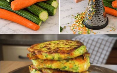 Ultrakrispiga zucchini- och morotsbiffar