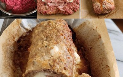 Fylld köttrulle med smält ost (idiotsäkert italienskt recept)