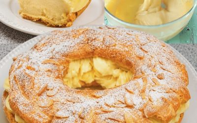 Paris-Brest Vanilla Diplomat Cream (Lätt och Ultra Lyxig Version)