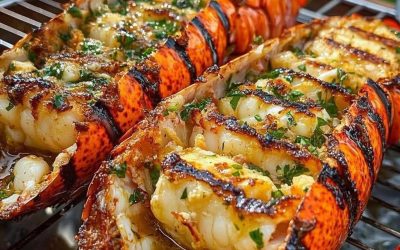 Recept på grillade hummerstjärtar med cajunsmör