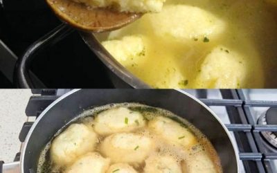 Smälter i munnen läckra semolinadumplings, mormors fantastiska recept, så goda!