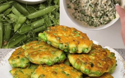 Krispiga ärtfritters