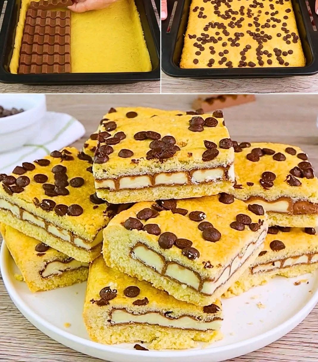 Chokladcheesecake-skivor – enkelt, krämigt och gott