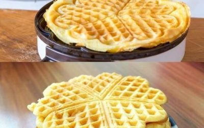 Belgiska vaniljyoghurtvåfflor på 1 minut 😋
