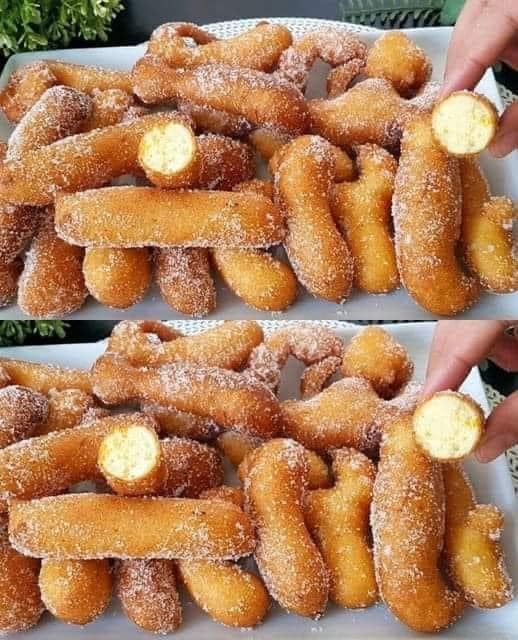 Kvargpinnar gjorda med 500 g mjöl är så goda!