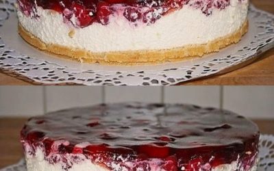 Gräddpufftårta med 420 g grädde och en burk surkörsbär – rent beroende!