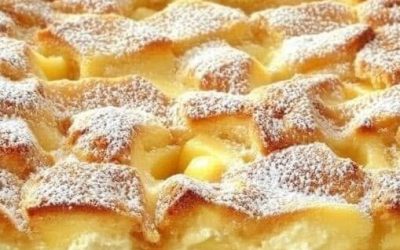 Oslagbar äppelpaj med 1 paket vaniljpudding på 15 minuter