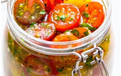 Inlagda körsbärstomater i burk – aromatiskt och enkelt