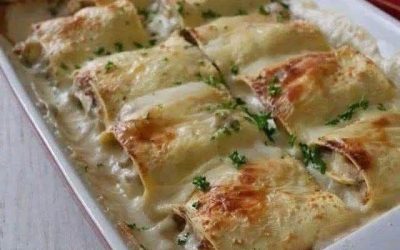 Ugnsbakade vita cannelloni