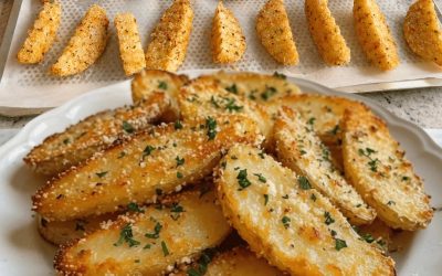 Recept på vitlök och parmesanpotatis: Krispigt och smakrikt