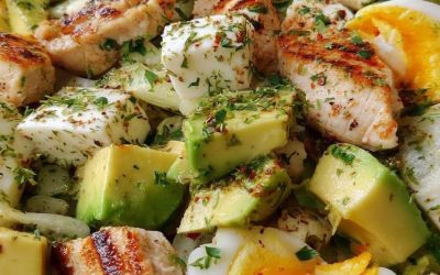 Bantningsproteinsallad med kyckling