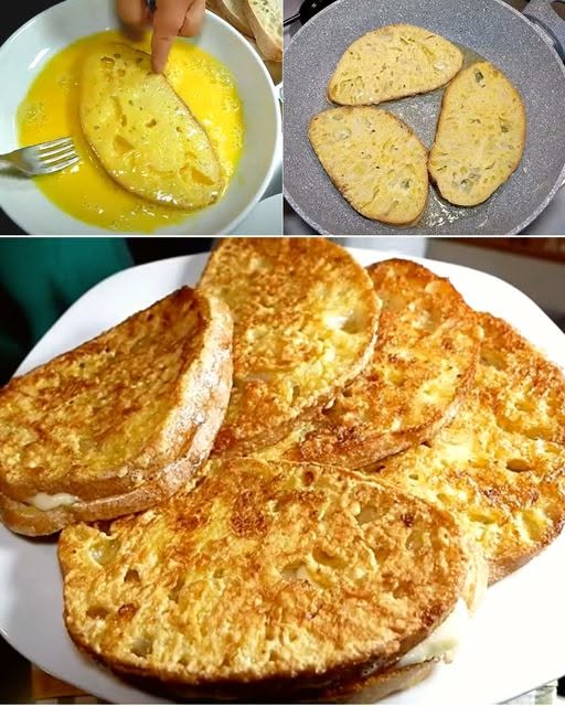 Släng inte gammalt bröd; blanda det med 3 ägg.