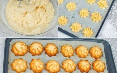 Kokosmakroner i ugnen i 5 minuter