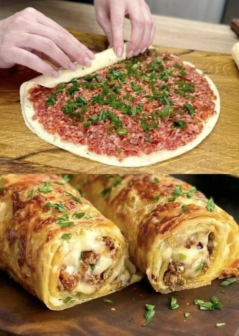 Recept på ostburgare wraps