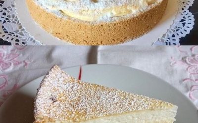Kvargsnökaka i ugnen i 5 minuter