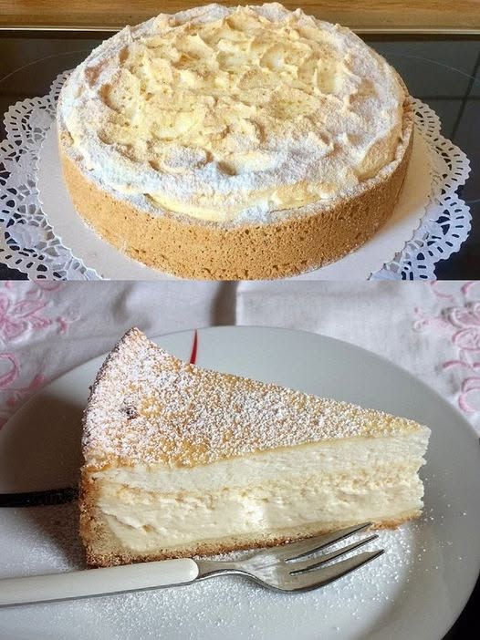 Kvargsnökaka i ugnen i 5 minuter