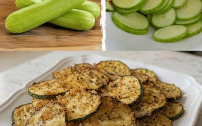 Krispiga ugnsbakade zucchinichips (airfryer-alternativ) – Snabbt och hälsosamt recept