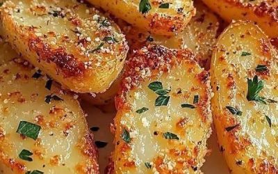 Det bästa och enklaste receptet på skivad potatis från en bakplåt (krispigt, fluffigt, idiotsäkert)